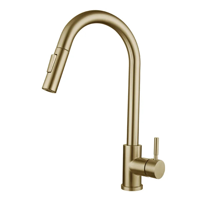 Deao Manufacturer Stainless Steel 304 Hot Cold Mixer Pull Down Automat ...