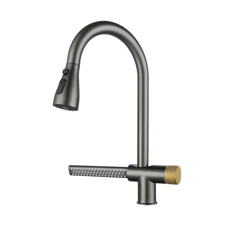 New Design Stainless Steel SS304 Sink Pull Out 720 degree rotate Rainf ...