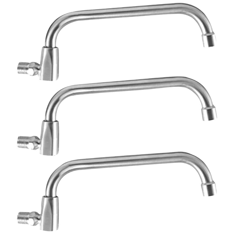 Stainless Steel Kitchen Tap with Swing Arm Sink Faucet for Easy Dishwashing