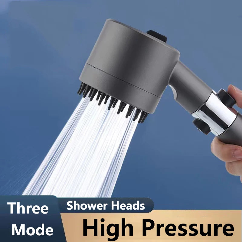 3 Modes Shower Head High Pressure Showerhead Portable Filter Rainfall Faucet Tap Bathroom Bath Home Innovative Accessories