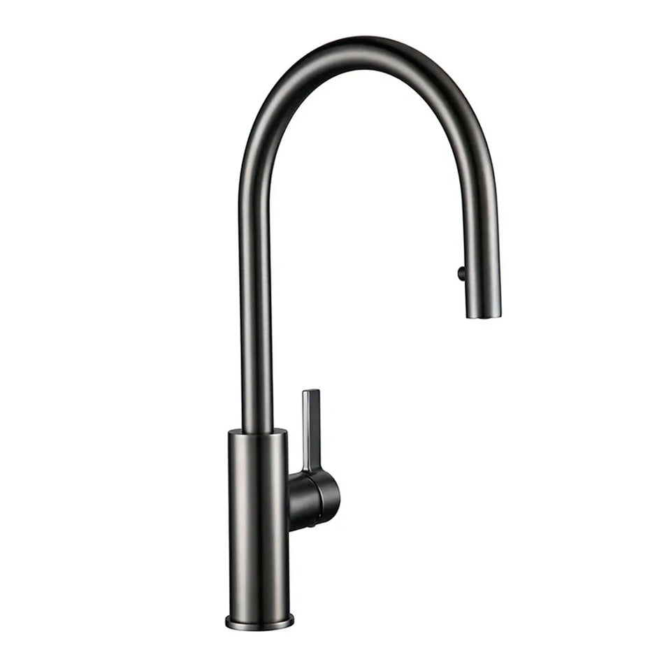 Single handle Pull Out Kitchen Faucet Brushed Gunmetal Matt Black Rotation Kitchen Hot and cold water Sink Taps Kitchen Faucet