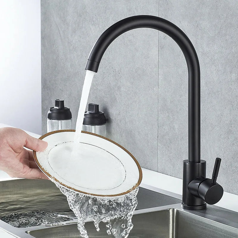 Kitchen Faucet 360 Degree Rotation Hot And Cold Water Mixer Tap Single Lever Tap Wash Basin Sink Faucets Bathrooms Accessories